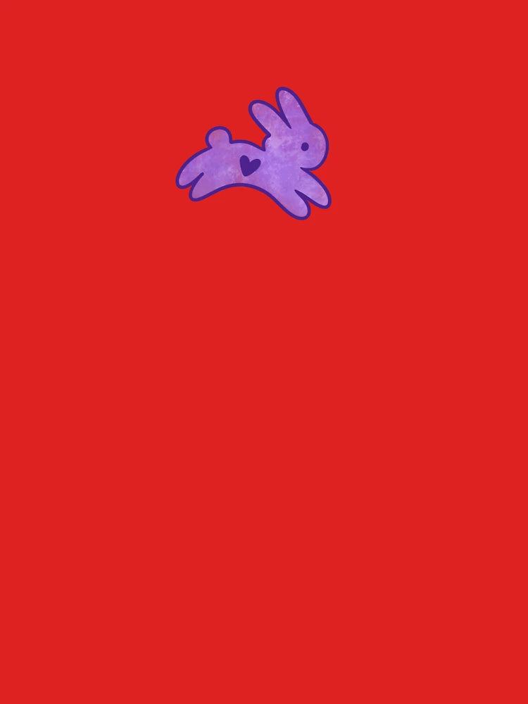 Purple Heart Bunny Classic T-Shirt