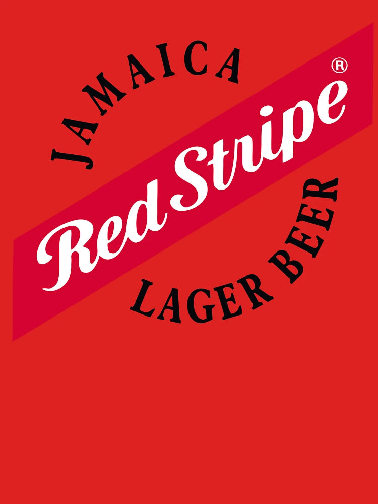Red Jamaica Stripe Beer, Lager Beer Jamaica Classic T-Shirt