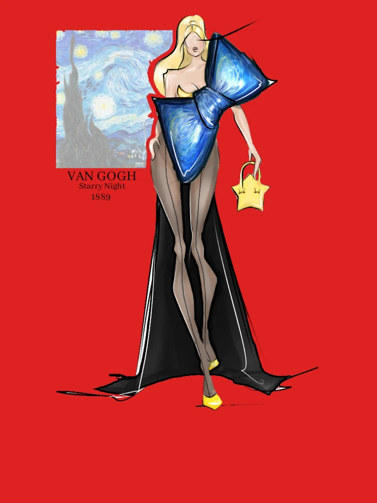 Strry Night Inspired Fashion Creation Classic T-Shirt