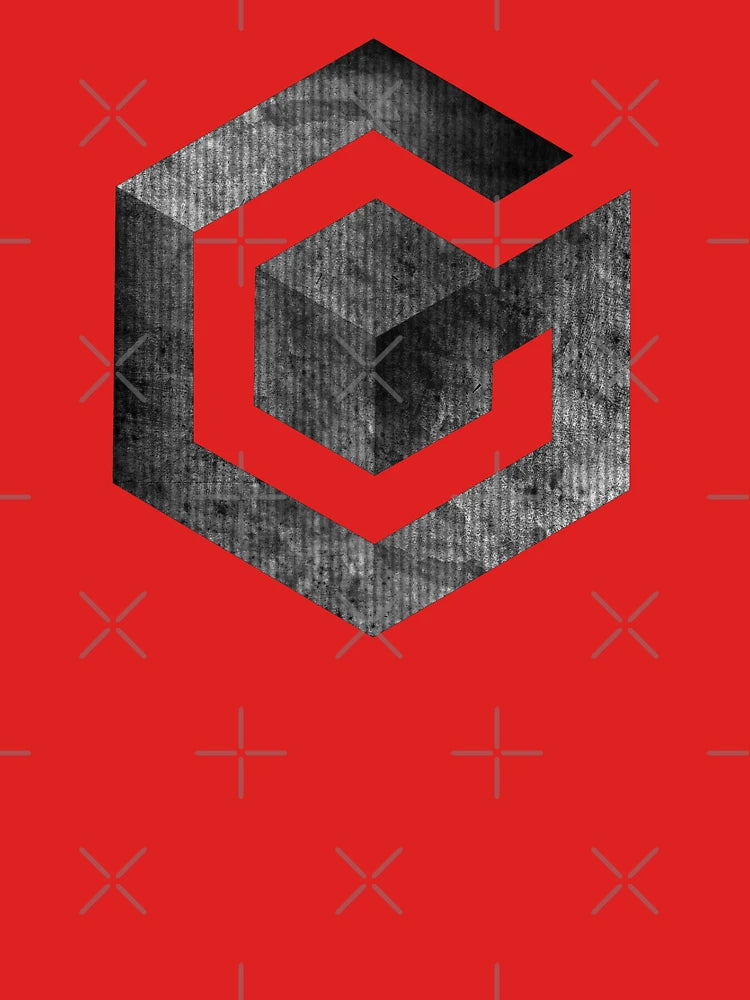 -GAMING- Gamecube B & W Logo Classic T-Shirt