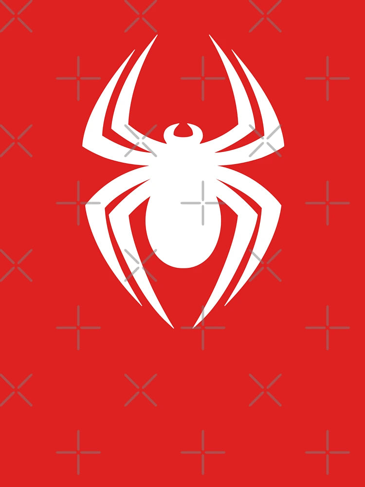 Spider (Red BG) Classic T-Shirt