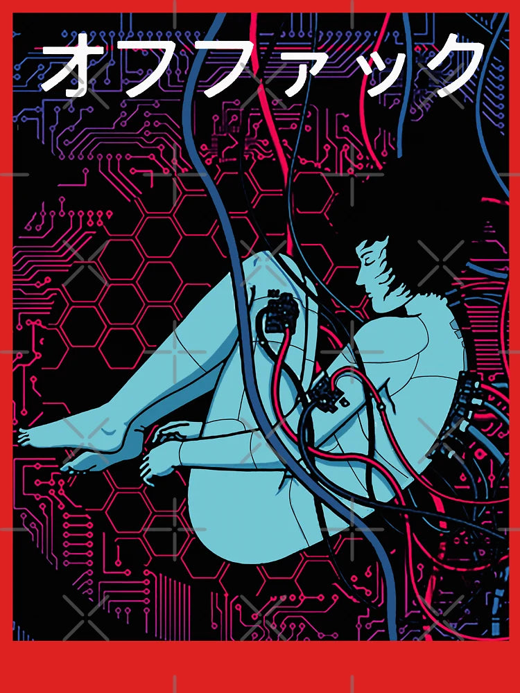 Vaporwave Cyborg Girl Dystopian Ghost Cyberpunk Style Classic T-Shirt