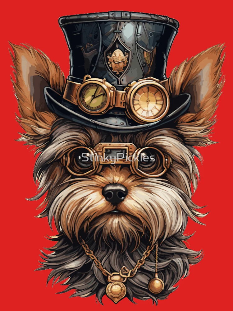 Steampunk Yorkie Classic T-Shirt