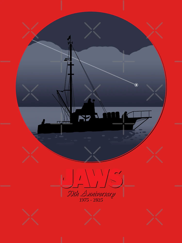 Jaws 50th Anniversary - Shooting Star (Red Variant) Classic T-Shirt