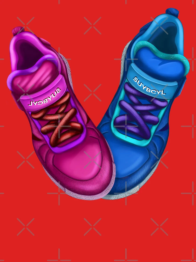 SUYBCYL Sneakers Runner-Inspired Fitness Art  Classic T-Shirt