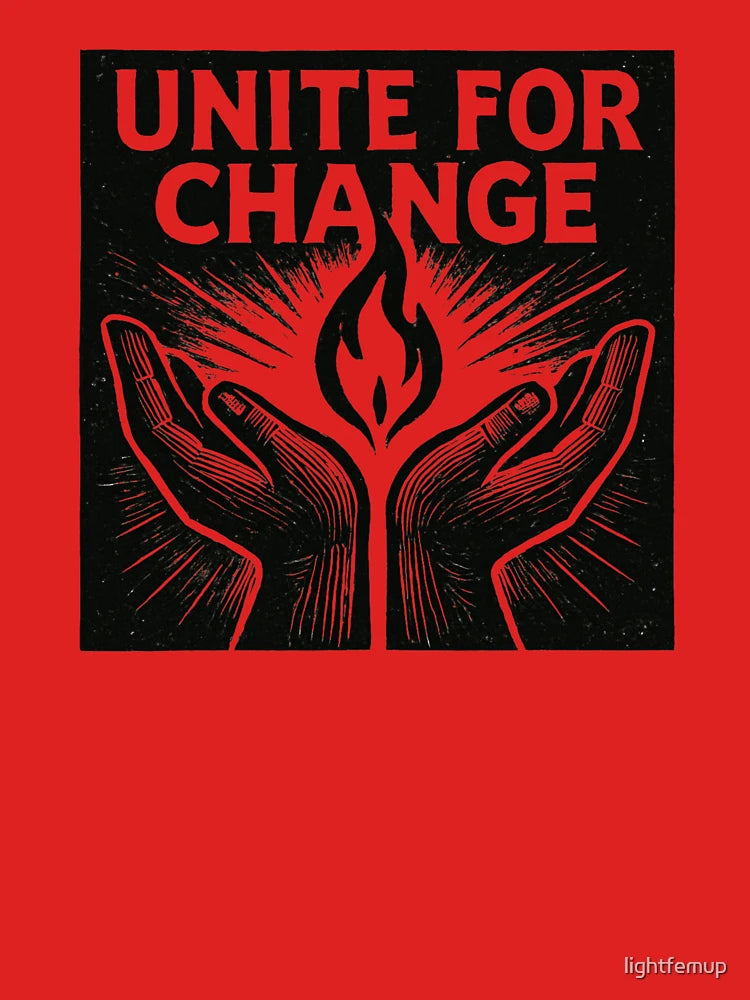 Unite for Change Sacred Flame Hands Classic T-Shirt