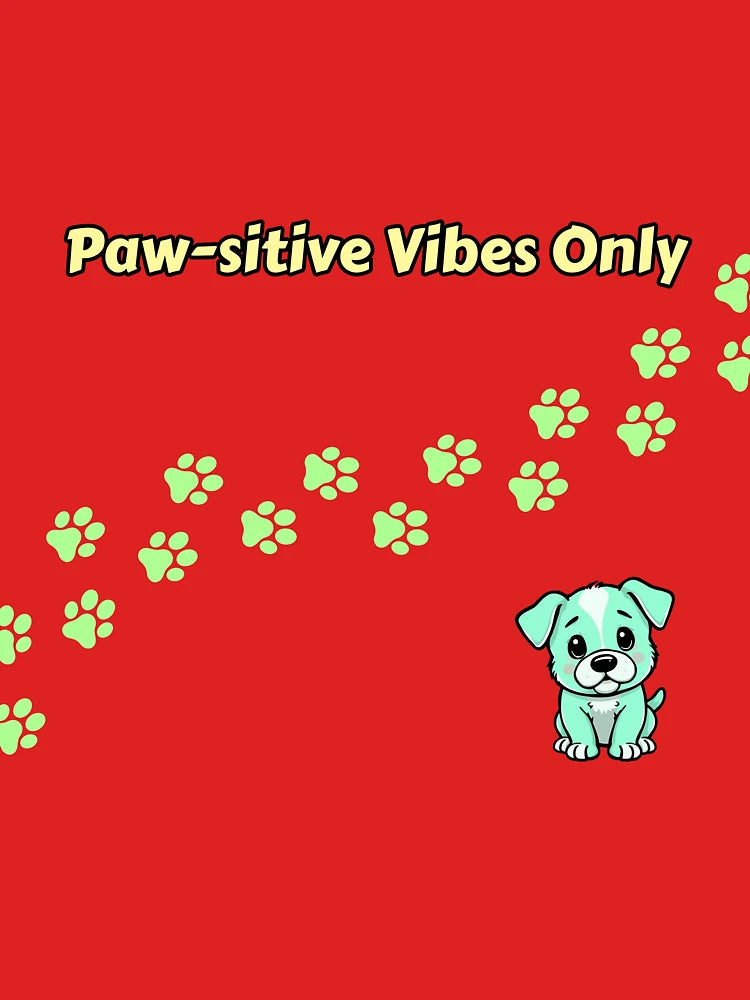 Paw-sitive Vibes Only – Cute Pet Lover Design Classic T-Shirt