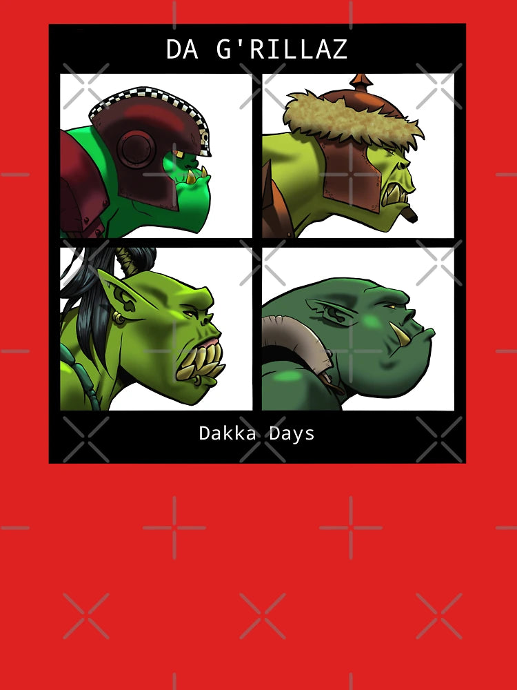 Da G'rillaz Ork Band Cover Art - Grim Dark Fantasy Edition Classic T-Shirt