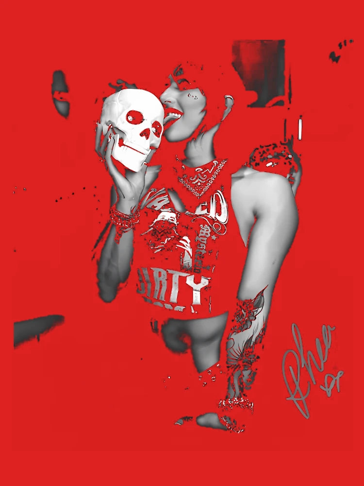 Rhea Ripley Skull wrestling Classic T-Shirt