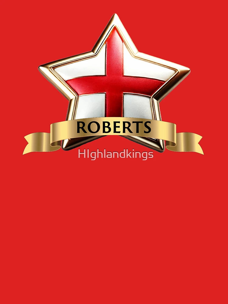 Roberts Star Crest St George Cross & Golden Family Banner Classic T-Shirt