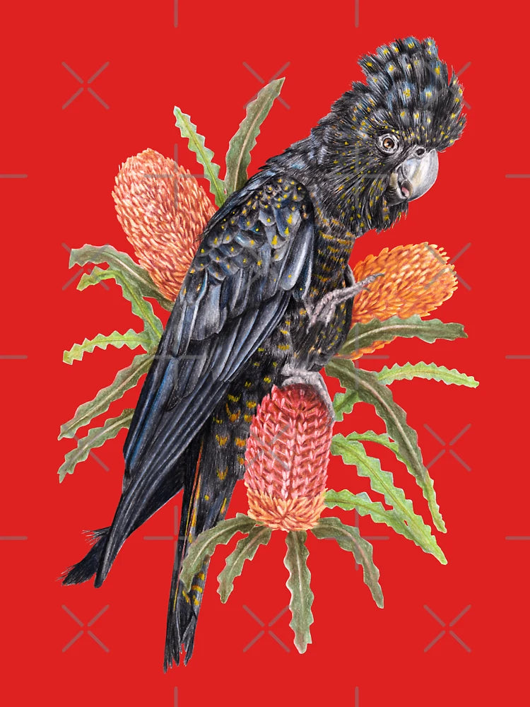 Red Tailed Black Cockatoo Classic T-Shirt