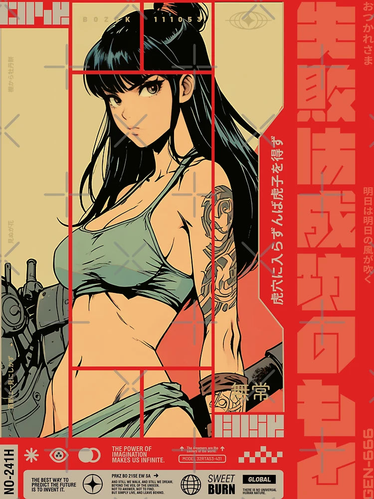 cyberpunk girl Classic T-Shirt