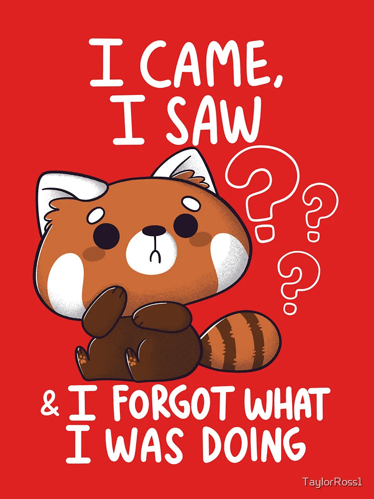 Forgetful Red Panda Classic T-Shirt
