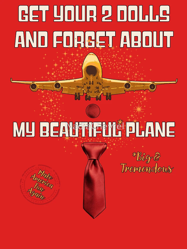 Funny anti Trump plane and dolls Classic T-Shirt