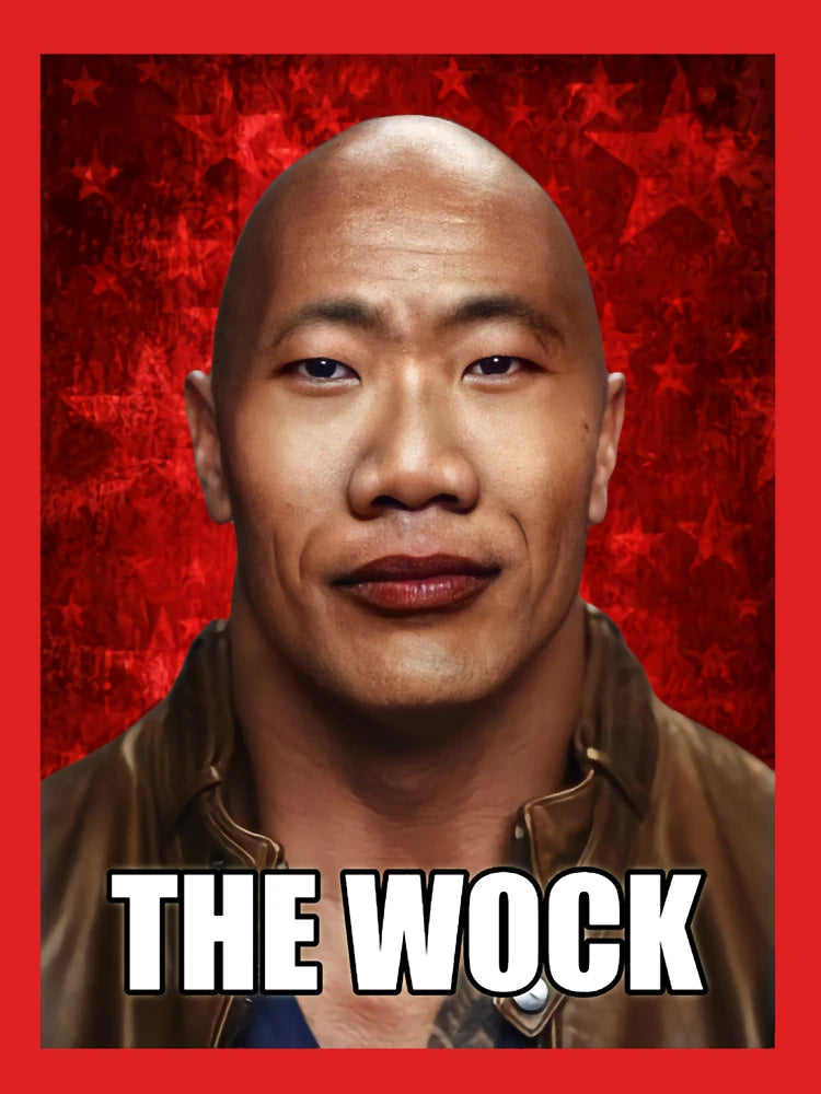 The Wock Meme Dwayne the Wok Johnson John Xina chinese social credit Bing Chilling Classic T-Shirt