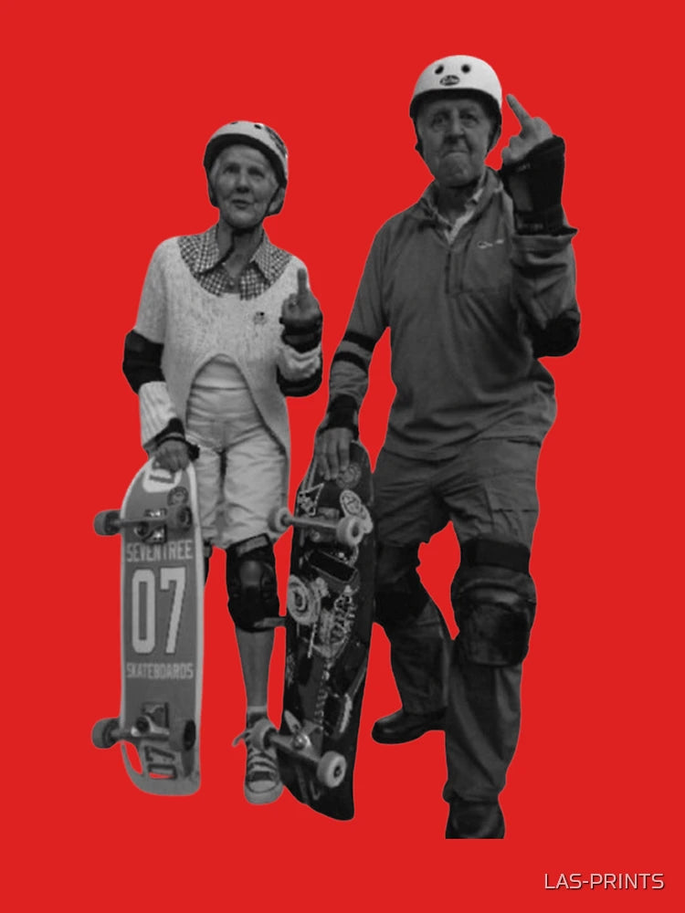 Senior Skater Rebels – Anti-Age Skateboard Legends Classic T-Shirt