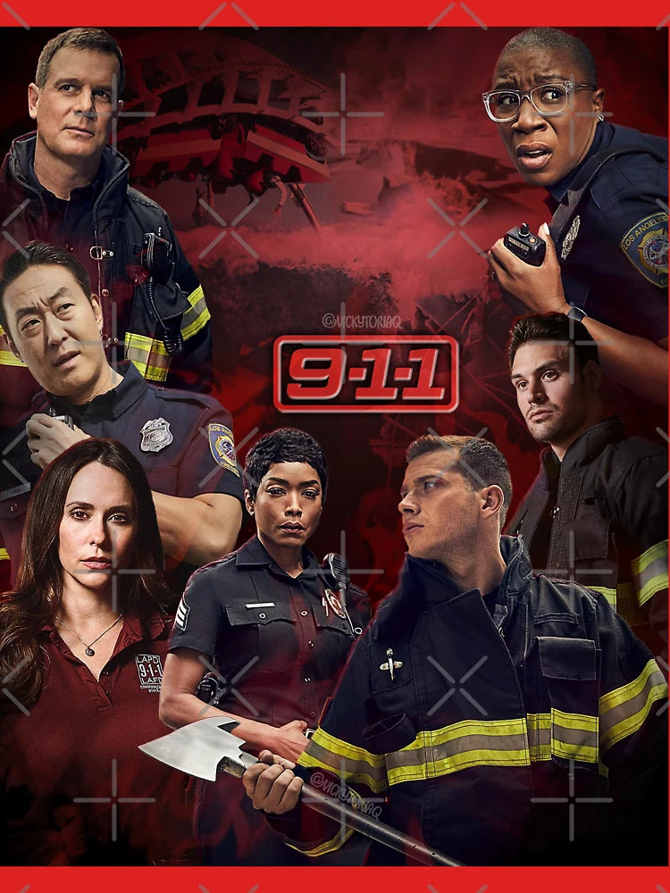 9-1-1 - Red Glare Classic T-Shirt