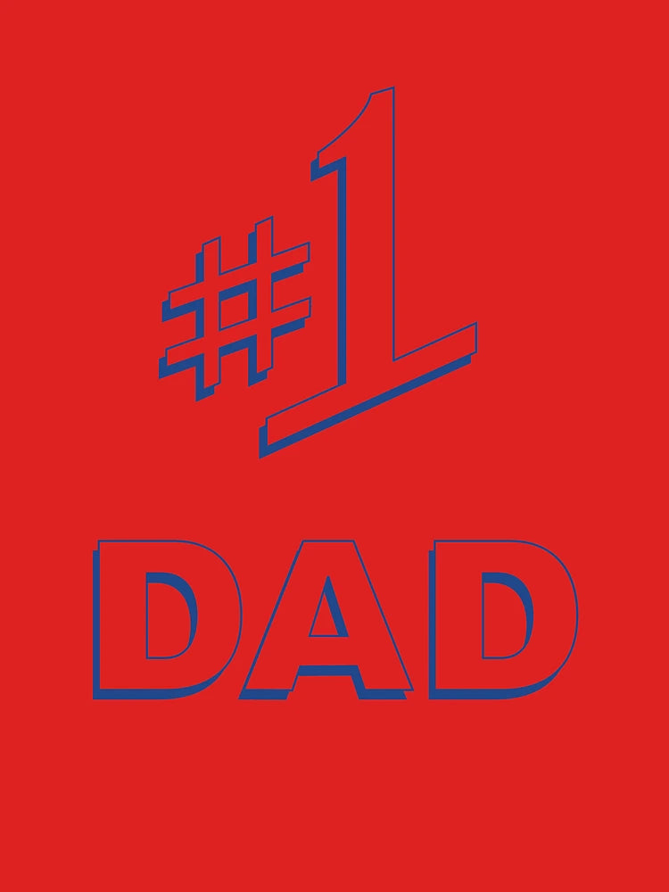 #1 Dad Classic T-Shirt
