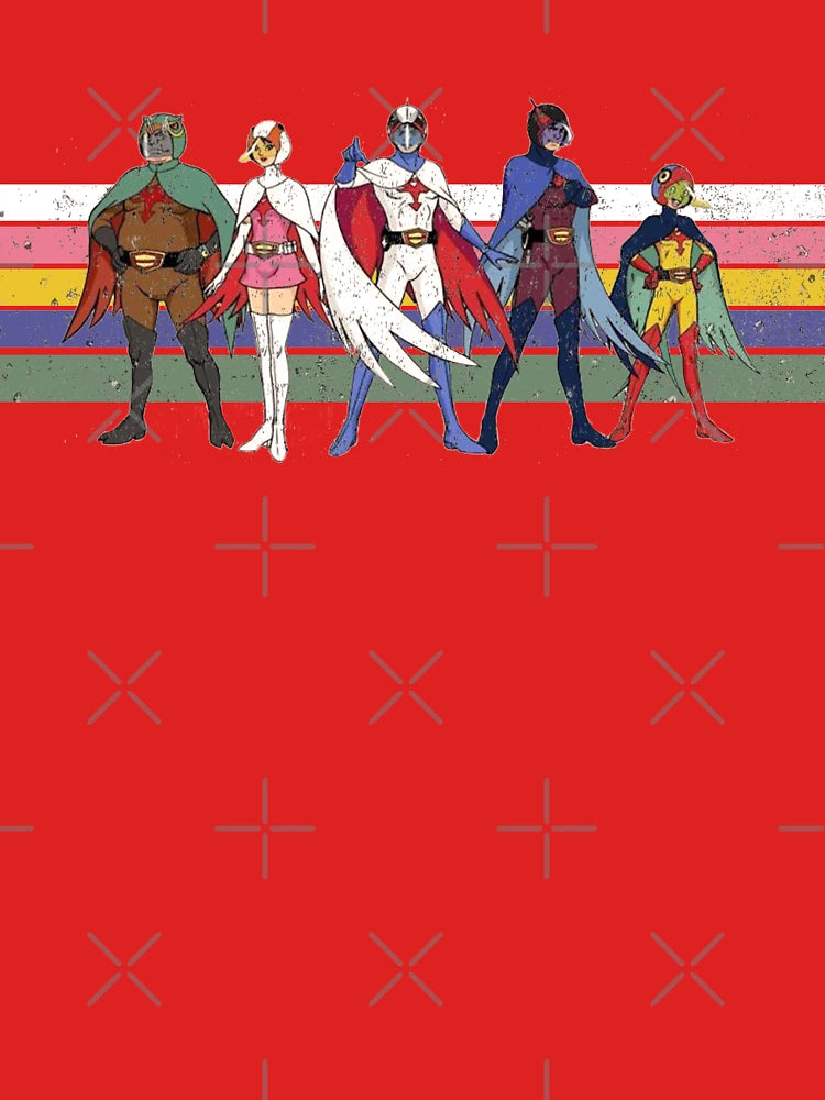 G Force Battle of the Planets Retro Stripe Classic T-Shirt