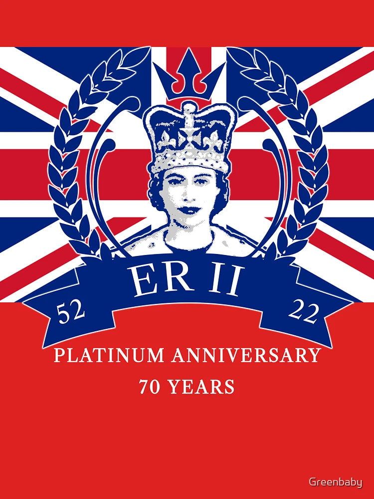 Queen Elizabeth II PLATINUM Jubilee 70 Years with Union Jack Classic T-Shirt