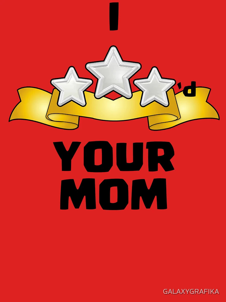 I Three Starred Your Mom - Silver Classic T-Shirt