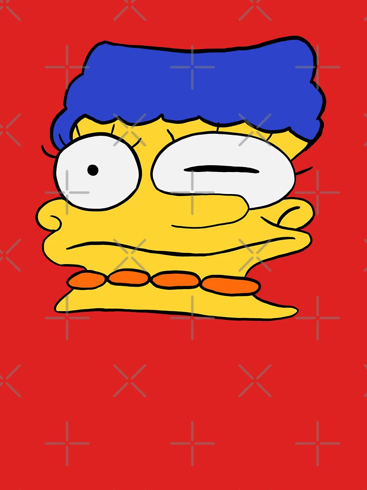 Marge smeared face Classic T-Shirt