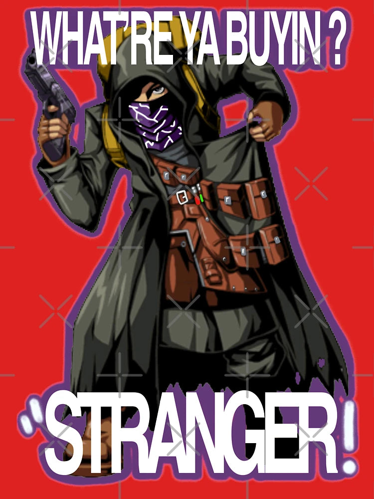 Resident Evil 4 Merchant (Quotes # 5) (Purple OutLine) Classic T-Shirt