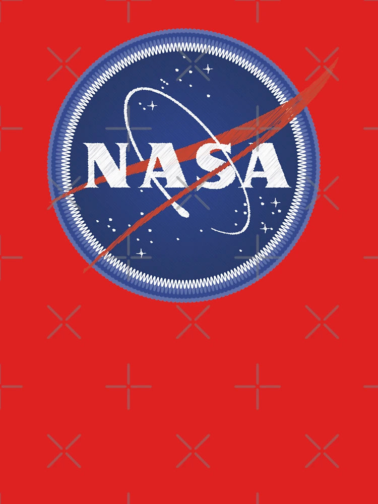 Nasa Embroidered Classic T-Shirt