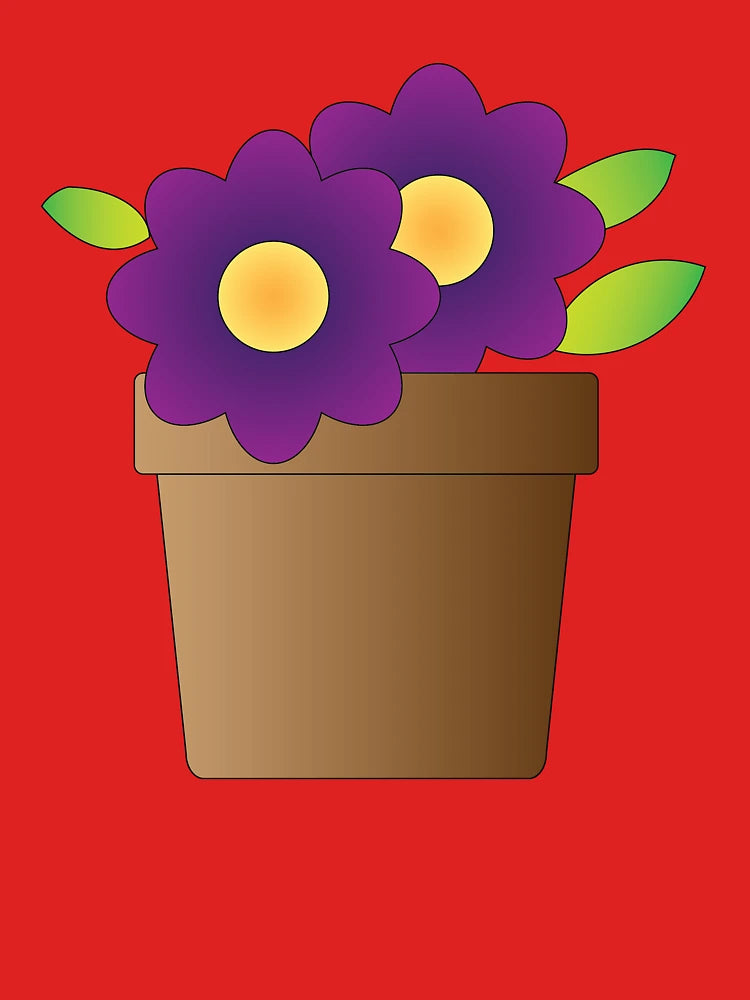 Purple Flower Classic T-Shirt