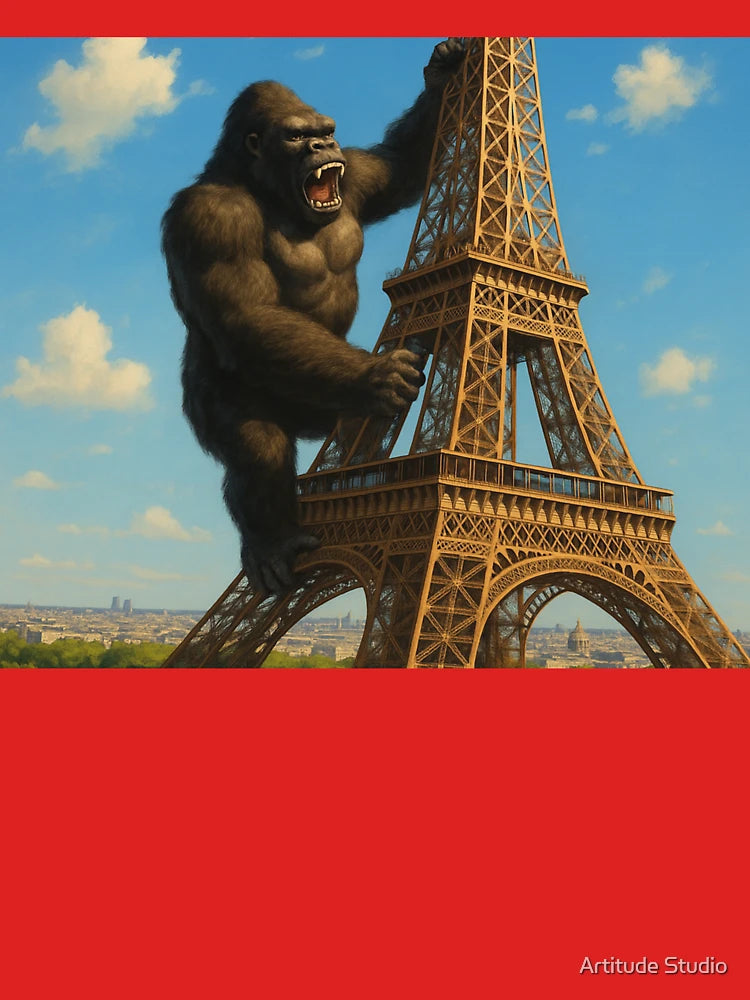 "King Kong Does Paris" Classic T-Shirt