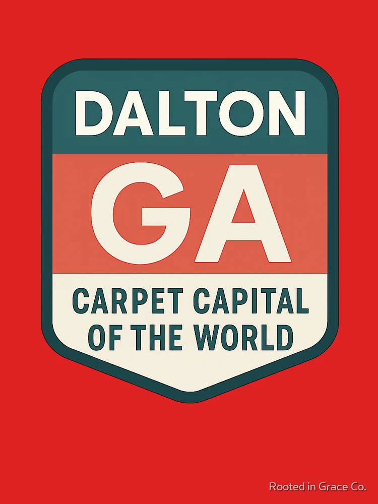 Dalton GA – Carpet Capital of the World Modern Badge Classic T-Shirt