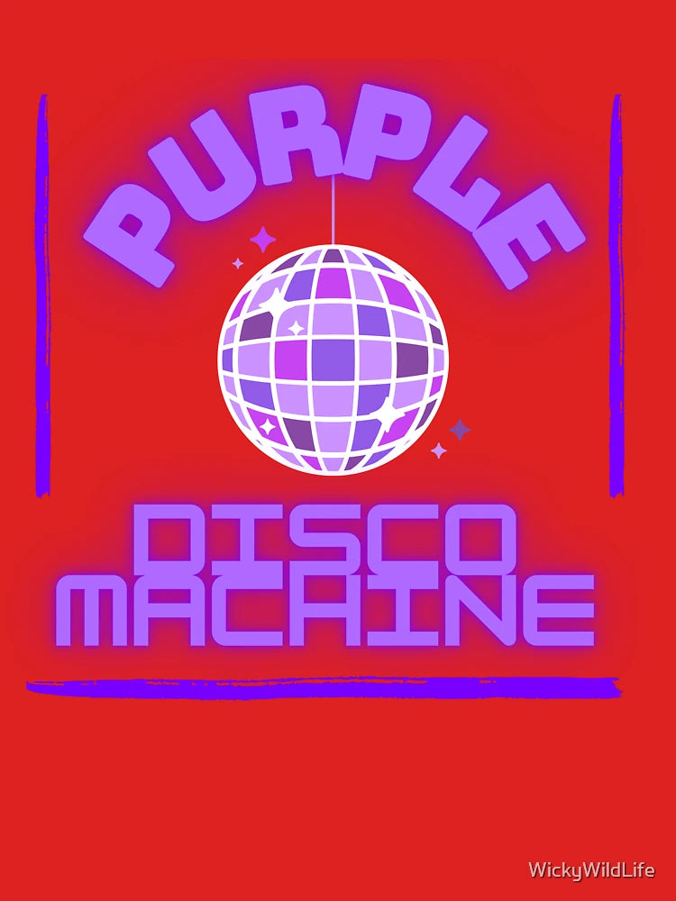 purple disco machine design Classic T-Shirt