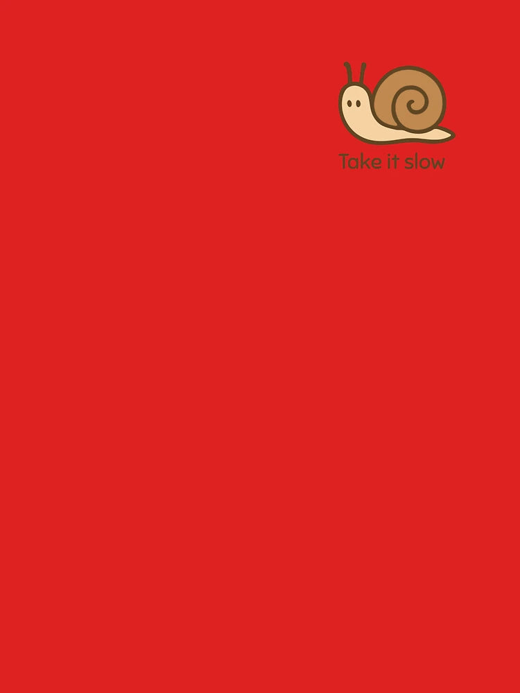 "Take it Slow" - Otto the Snail - Adorable Kawaii Snail Classic T-Shirt