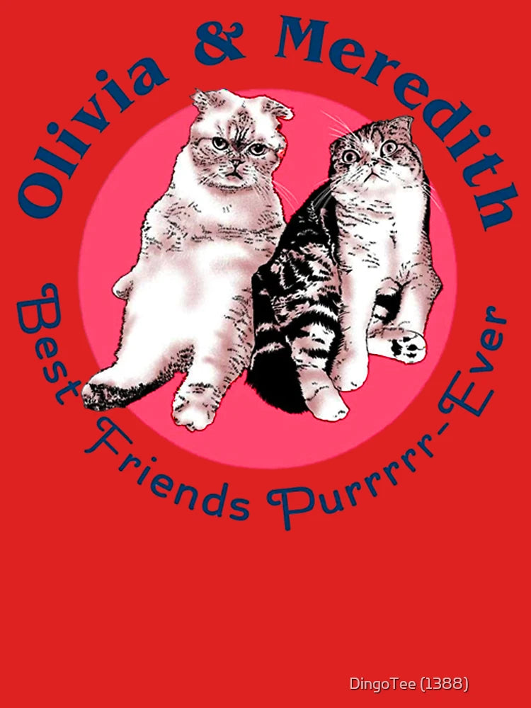 Olivia & Meredith | Best Friends Purr Ever Classic T-Shirt