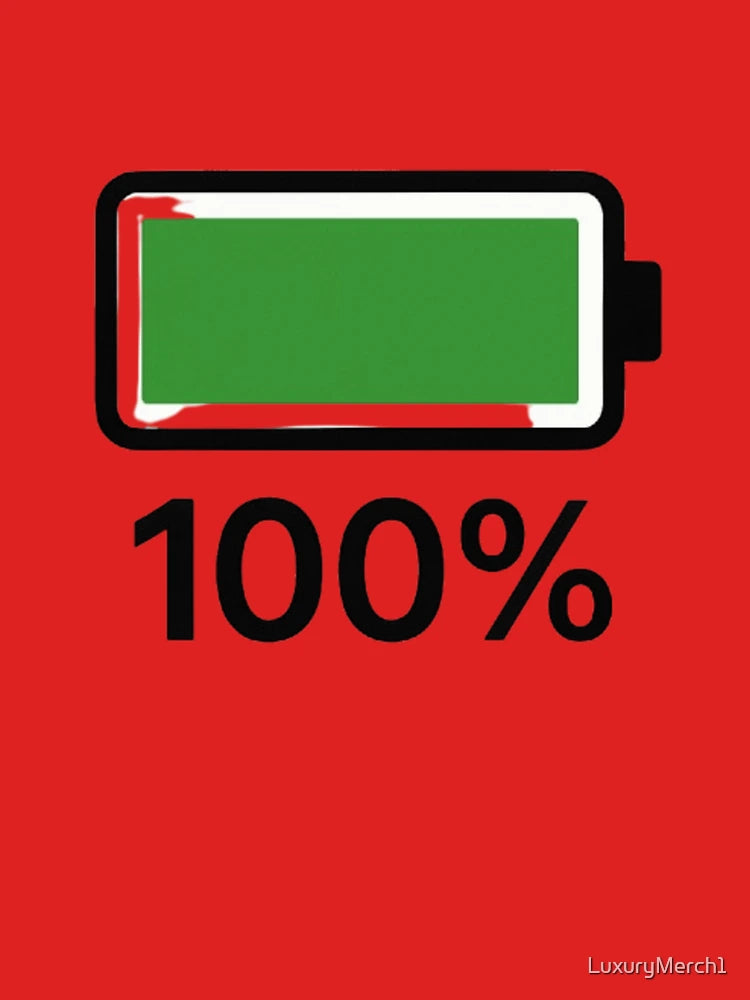100 Percent Battery Icon – Full Charge Indicator Classic T-Shirt