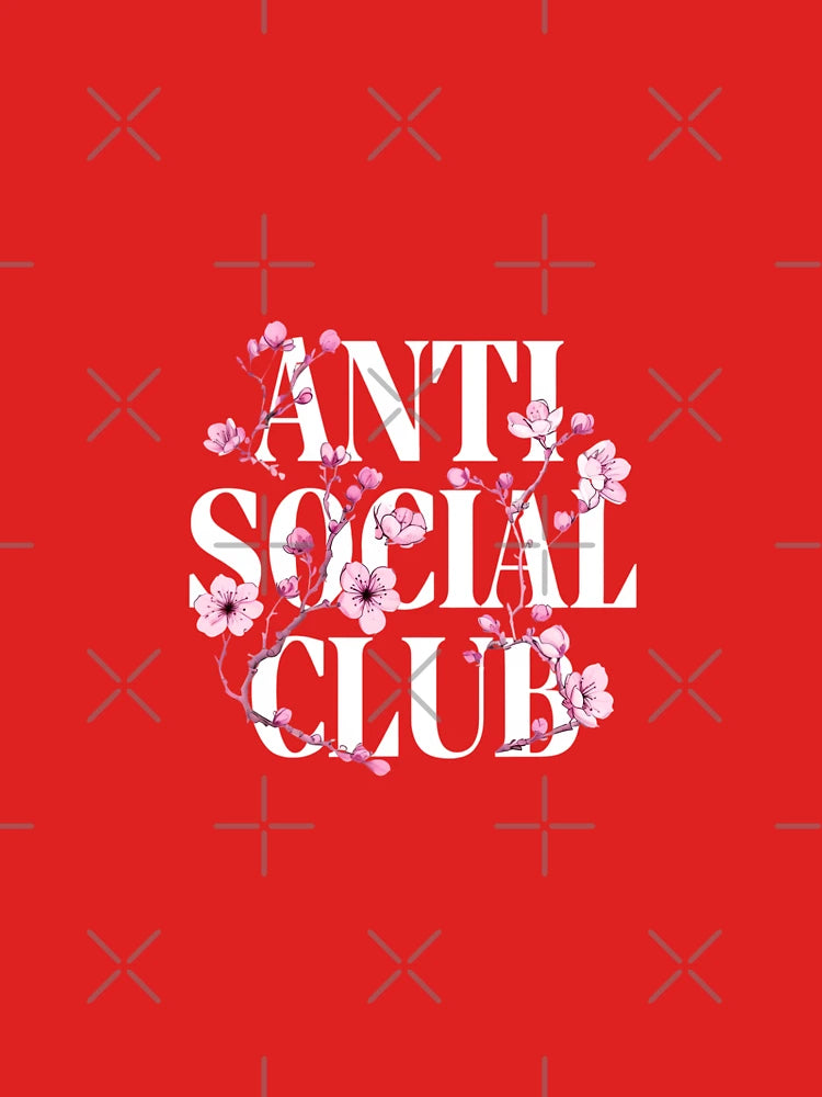 Anti Social Floral Club Classic T-Shirt