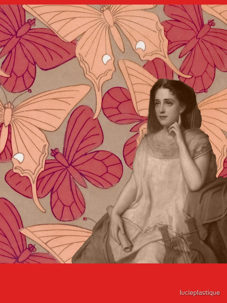 Butterfly Muse – Romantic and Vintage Collage Classic T-Shirt