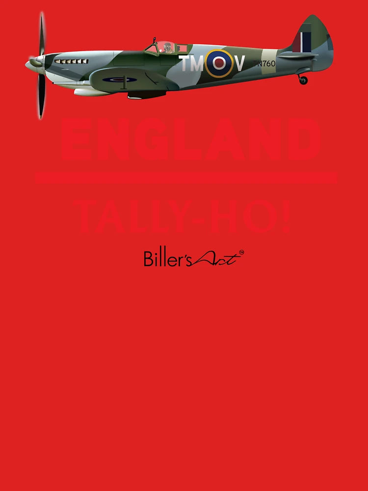 High quality England Spitfire Tally Ho items for sports fans or cool country visitor keepsakes Classic T-Shirt