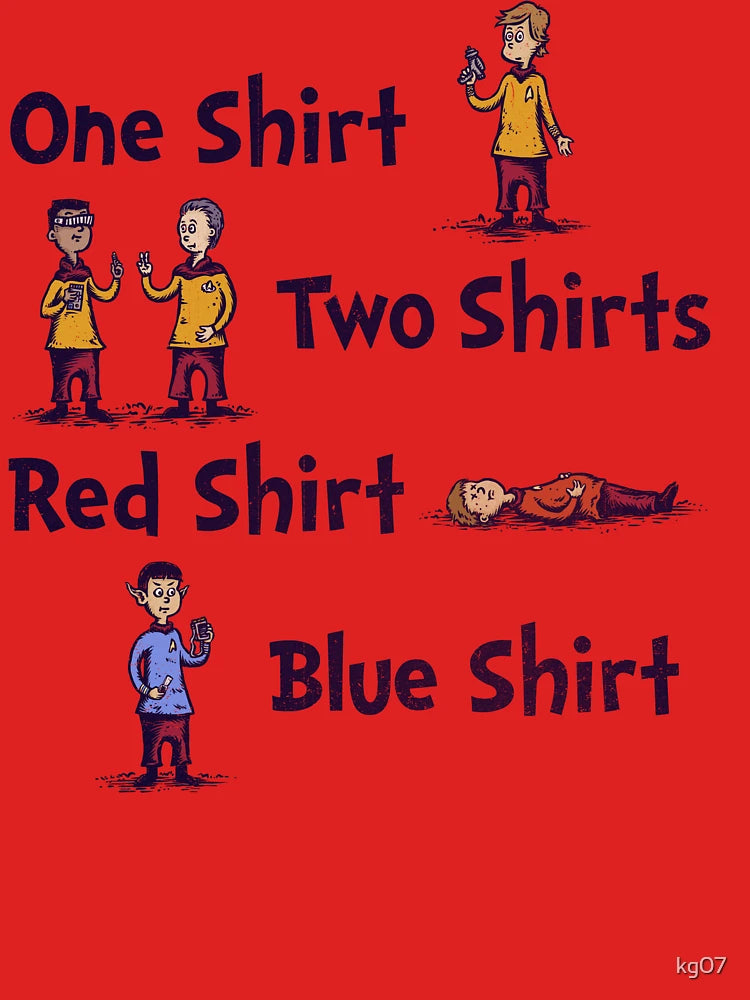 Red Shirt, Blue Shirt Classic T-Shirt