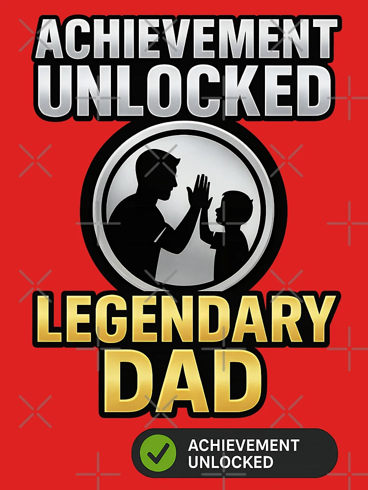 Achievement Unlocked: Legendary Dad | Gamer-Inspired Father’s Day T-Shirt Classic T-Shirt