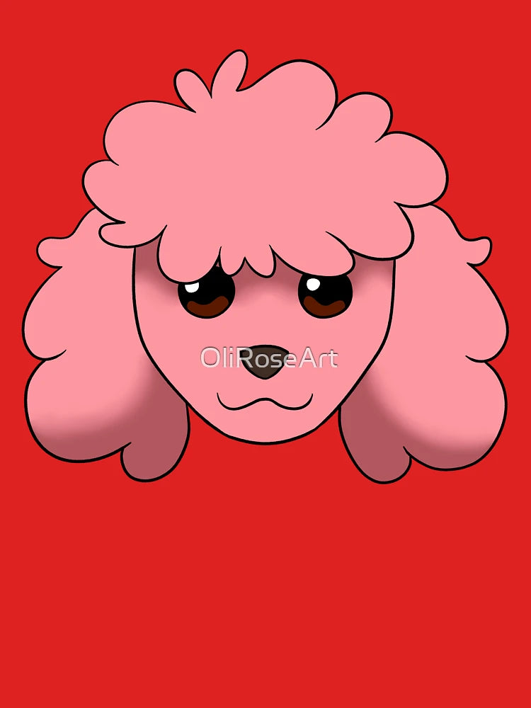 Pastel Red Poodle Classic T-Shirt