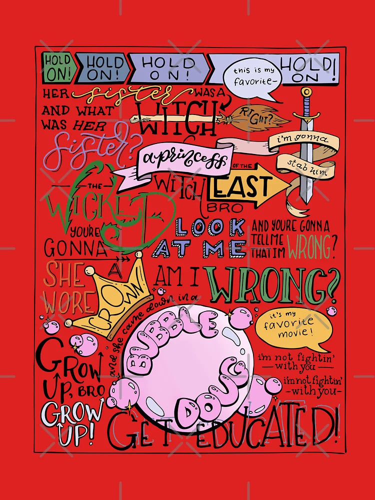 (Colorized) Wicked Witch of the East Bro Hand Lettered Classic T-Shirt