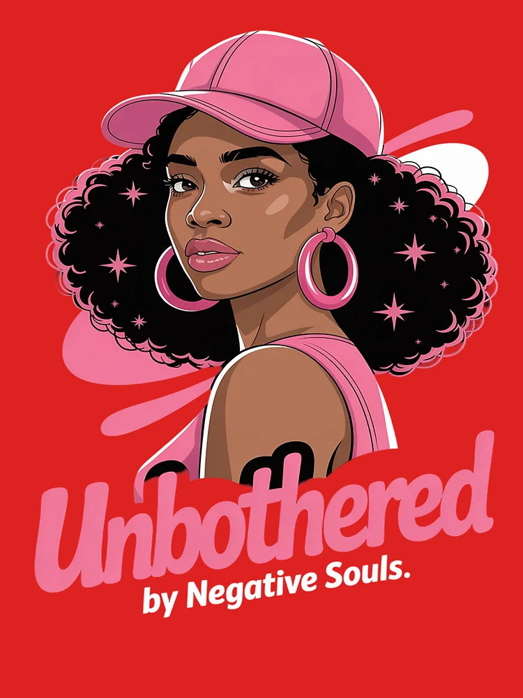 African American Afro Queen Sassy Black Woman Unbothered Classic T-Shirt
