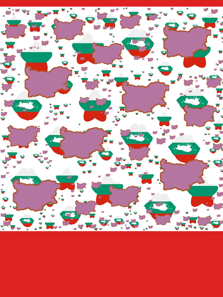 Bulgaria Montage With Country Shape Stars And Flag Overlays, Bulgarie Montage avec superposition de drapeaux et d'étoiles, Bulgaria Montaje con sobreimpresiones de bandera y estrellas en forma de país Classic T-Shirt