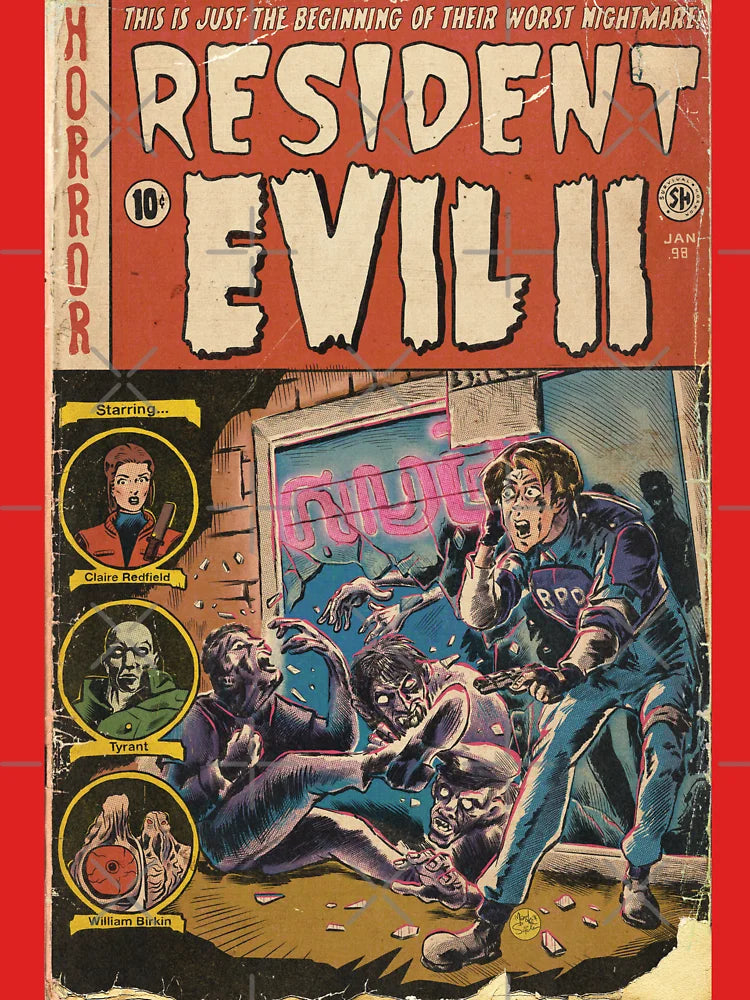 "Zombies!"Comic book cover Classic T-Shirt