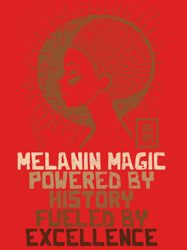 Melanin Magic – Powered by History, Fueled by Excellence | Juneteenth & Black Pride Design Classic T-Shirt