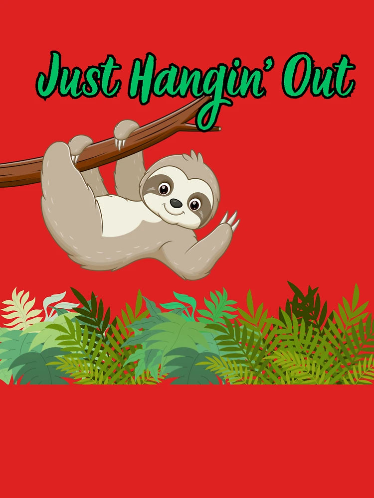 Just Hangin' Out – Chill & Playful Sloth-Inspired Design Classic T-Shirt