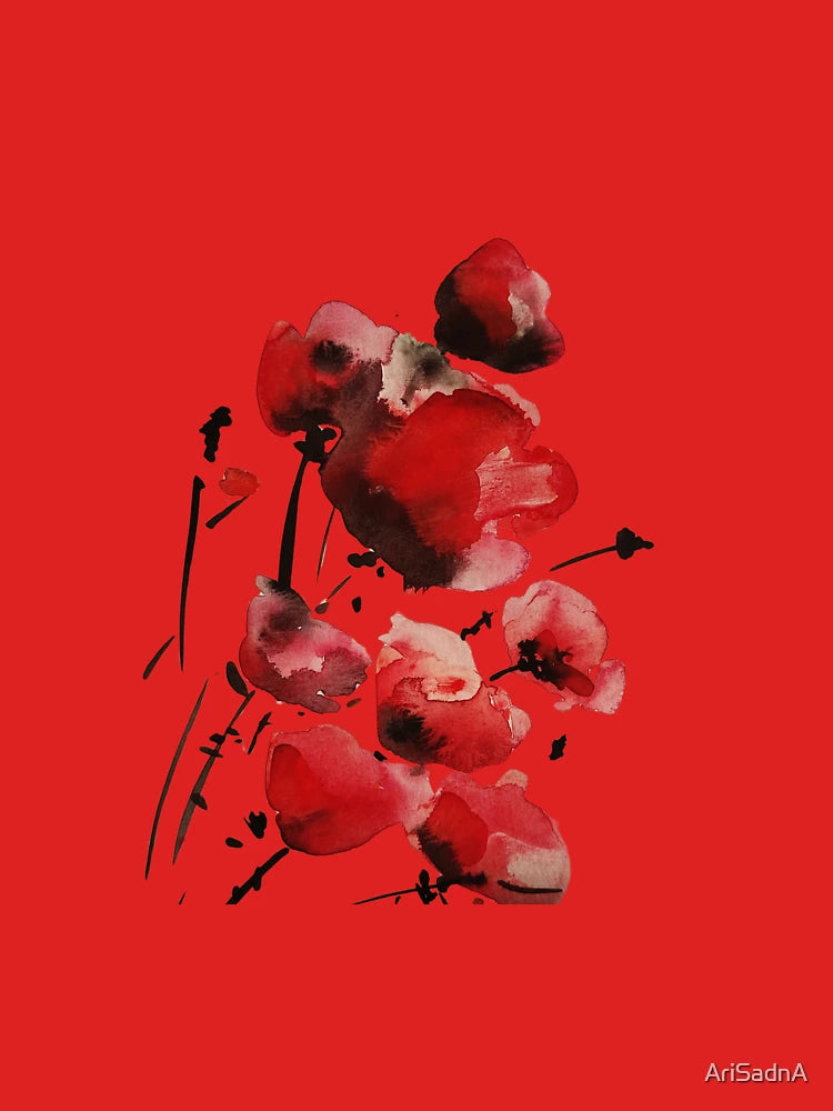 Poppy Red Classic T-Shirt