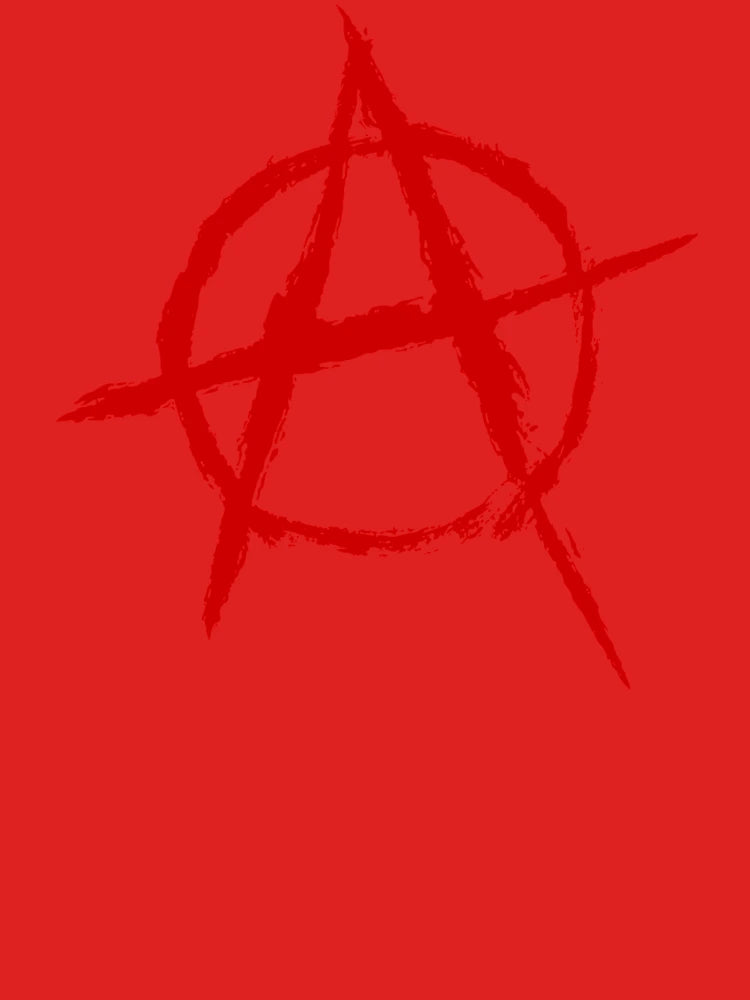 Anarchy symbol in red Classic T-Shirt
