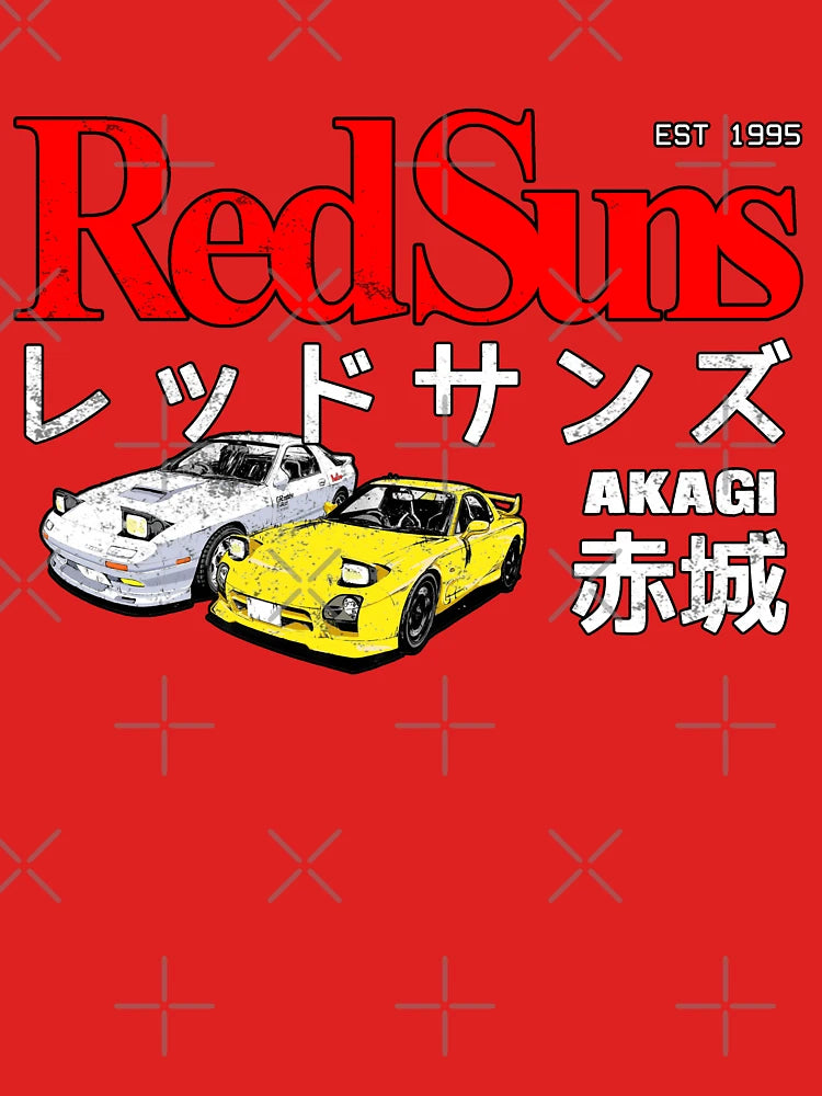 Initial D - Akagi RedSuns Classic T-Shirt